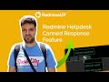 Redmine Helpdesk Canned Response Feature