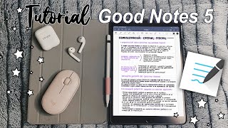 APUNTES DIGITALES en GoodNotes 5 + TUTORIAL Básico♡