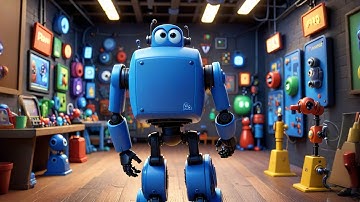 Six Little Robots Count to Ten | Counting Song for Kids | Nursery Rhymes and Learning Fun