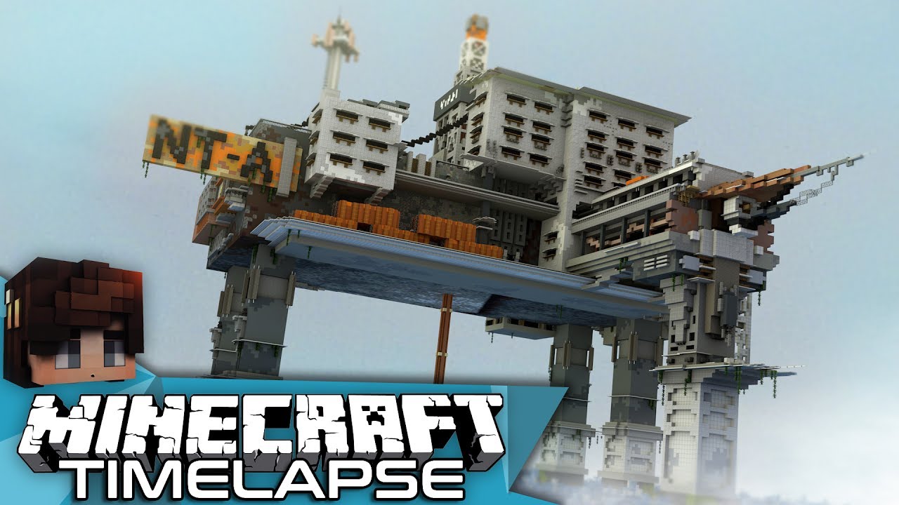 Нефтяная платформа майнкрафт карта