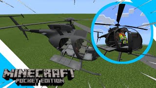 Minecraft Pocket Edition | Add-On H6 Littlebird Helicopter | Mcpe screenshot 5