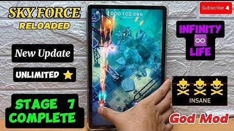 SKY FORCE RELOADED New Update Unlimited Star ⭐ Infinity ♾️ Life STAGE 07  INSANE