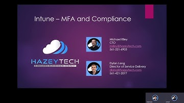 Intune Compliance and MFA