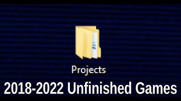 Unfinished Games Showcase (2018-2022)