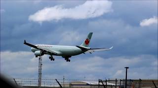 Air canada a330-300 landing @ toronto pearson airport