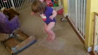 Amelia popping bubble wrap on floor with feet by 2sharestuff 177 views 9 years ago 43 seconds