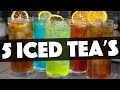 5 Long Island Iced Tea Variations | EASY Cocktails to make at Home Bar | Steve the Barman
