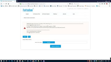 Caricamento Fatture Da file CSV/XML/EXCEL (fatture non valide)