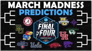 2023 MARCH MADNESS PREDICTIONS! Filling Out Joe Lunardi's Bracketology!