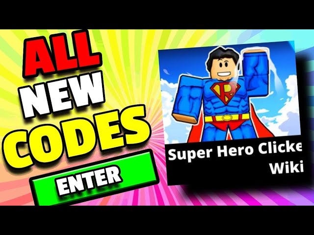 Super Hero Race Clicker Codes (December 2023) - Pro Game Guides