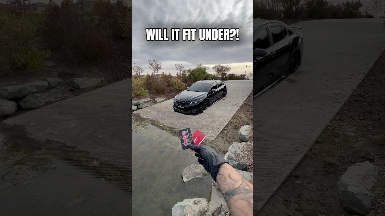 CAN THE CAR GO ANY LOWER?! 😳 