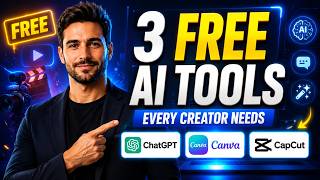 Free AI Tools for Content Creators 2026 | ChatGPT Canva CapCut for YouTube Growth