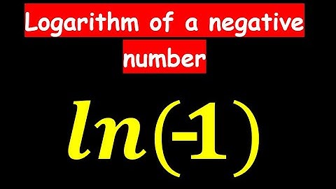 How to find log(-1) - Do logarithms of negative numbers exist? - Complex analysis