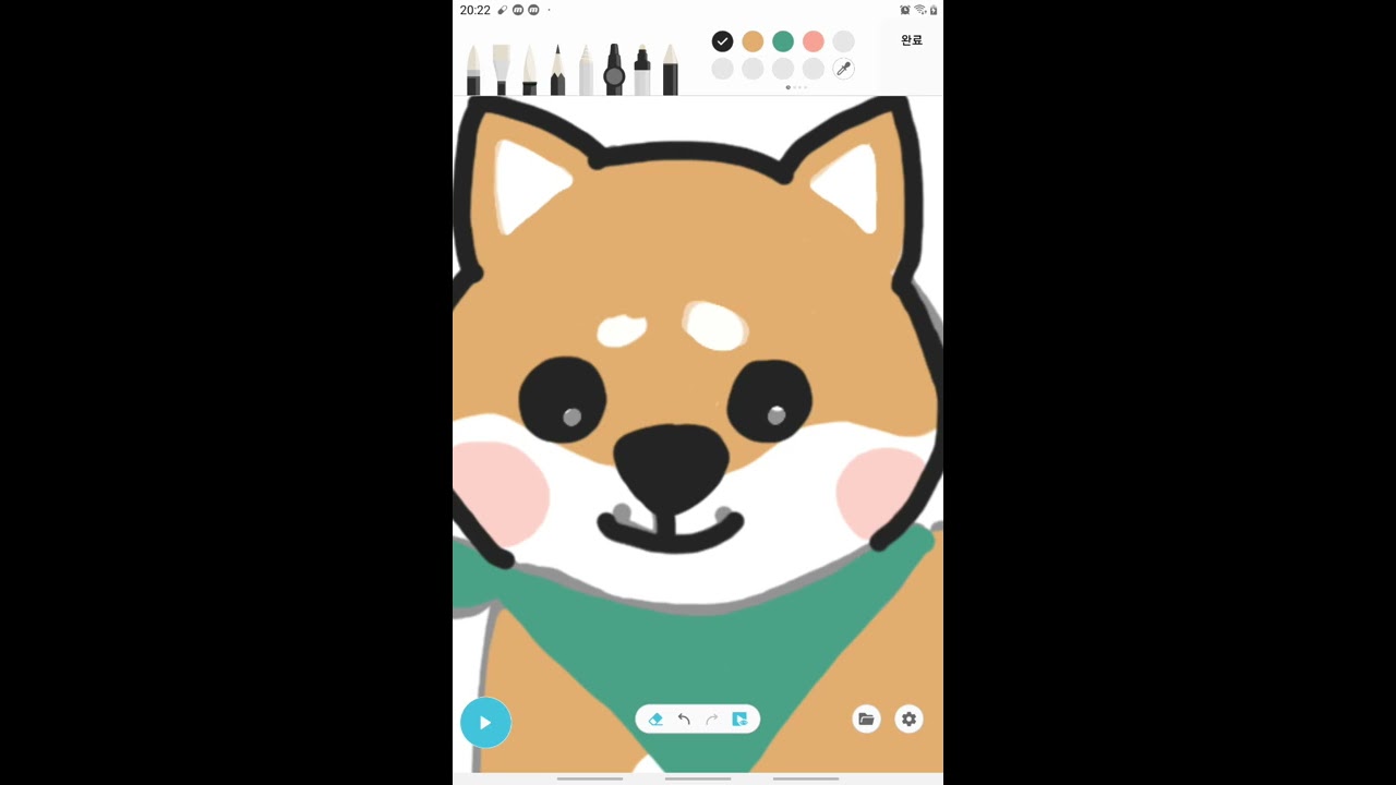 [PENUP 펜업_ Live Drowing 라이브 드로잉] Shiva dog 시바견