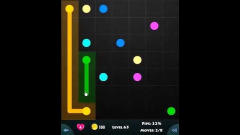 flow game facebook - beginners pack level 65 Connect the dots