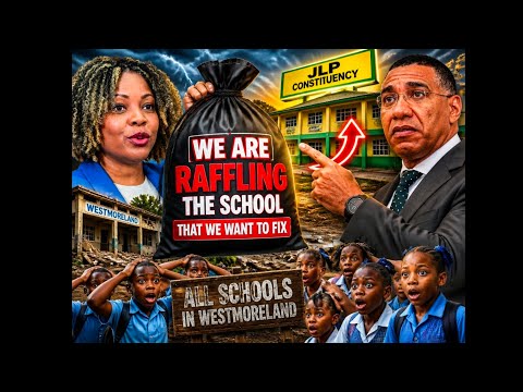 THE GOVERNMENT OF JAMAICA A RAFFLE WHICH SCHOOL INNA WESTMORELAND TO FIX BACK.WHAT A DISGRACE SMH