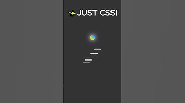🔥✨Glowing Bouncing Ball in CSS – MUST TRY! 🚀 #cssanimation #webdesign #shorts #coding #frontend.