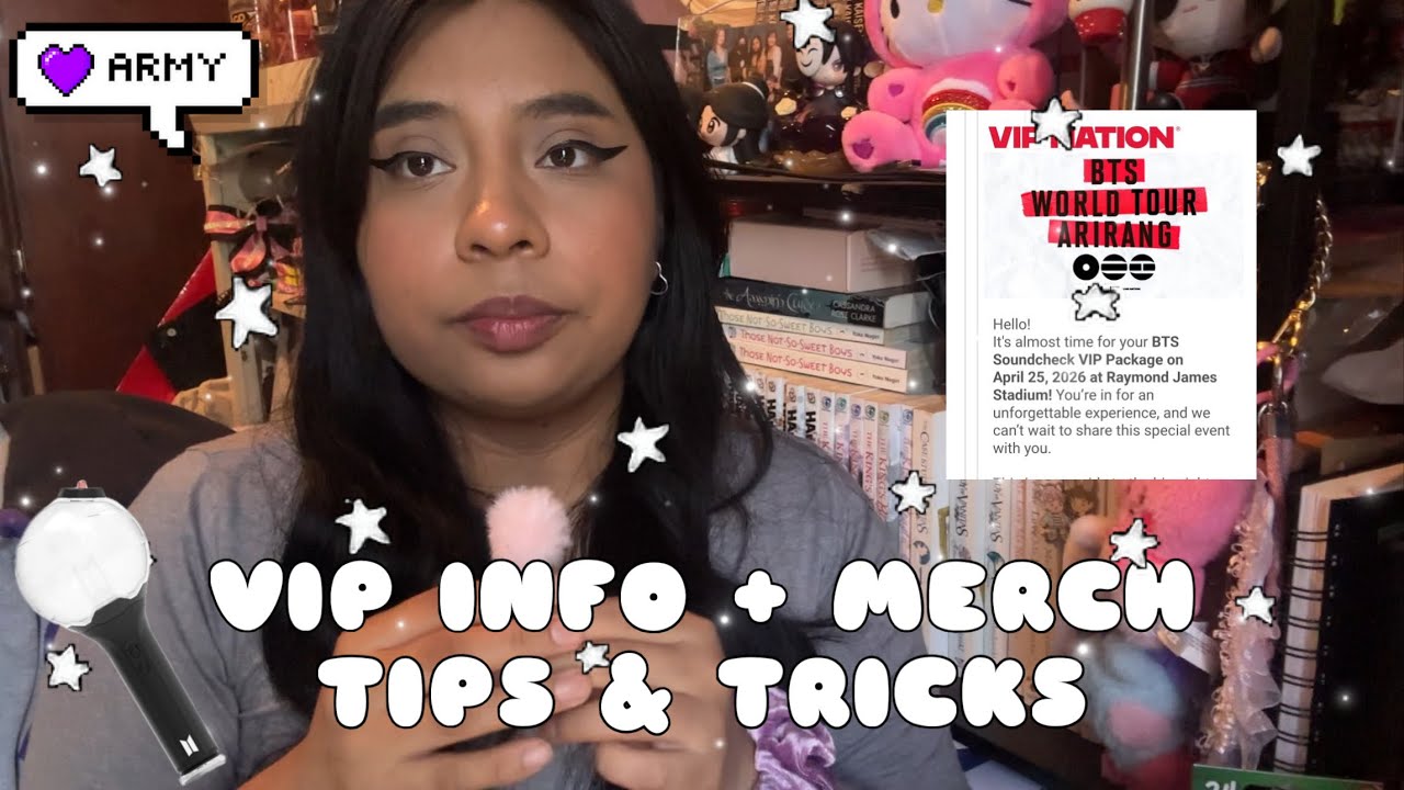 BTS 'ARIRANG' TOUR VIP INFORMATION + BUYING MERCH TIPS ✨ - YouTube
