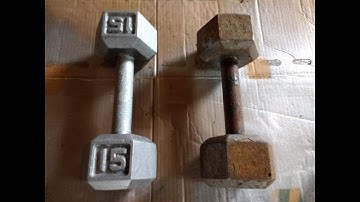 How to Make Rusty Dumbbells Look Brand New