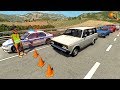 НЕАДЕКВАТНЫЕ ВОДИТЕЛИ НЕ ОСТАНАВЛИВАЮТСЯ ПО ТРЕБОВАНИЮ ДПС | BeamNG.drive