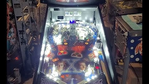 Part 3: Sega X Files Pinball Project. Playfield Cleaning and starting on LEDs.