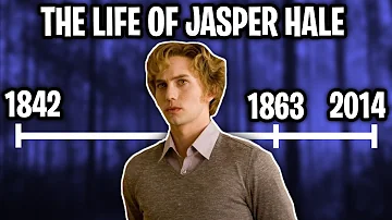 How is Jasper described in the Twilight books?