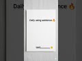 9 Daily Using English Sentences You Must Know💯Speak English Confidence#basicenglish#vocabulary#short