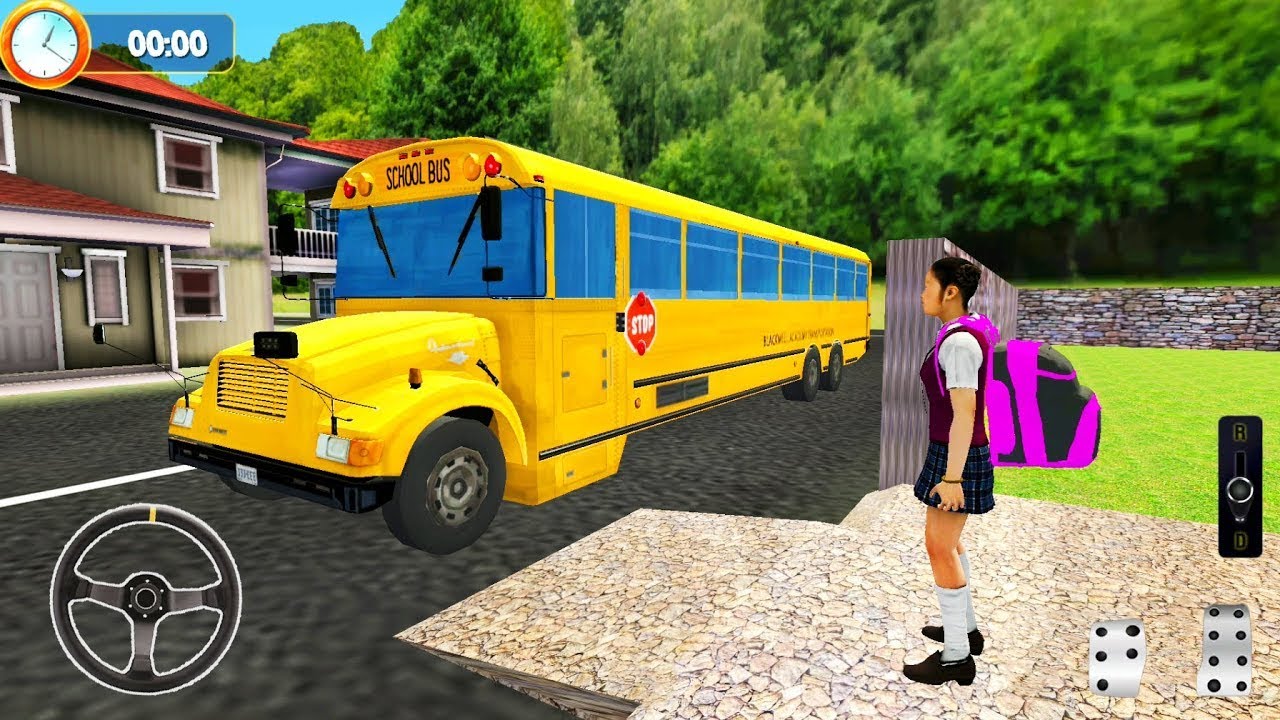 Virtual High School Simulator School Bus Game Android Gameplay HD