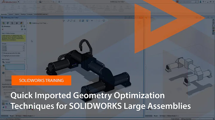 Quick Imported Geometry Optimization Techniques for SOLIDWORKS Large Assemblies