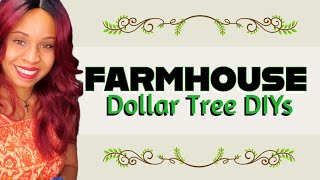 Farmhouse Dollar tree DIYs using wood elements | Dollar Tree Crafts