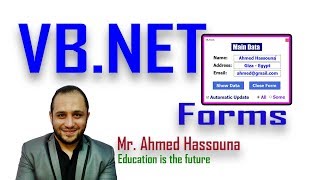 Learn Visual Basic in Arabic #88 - #88 VB NET التحكم في موضع العناصر  LOCATION X Y LEFT TOP Controls