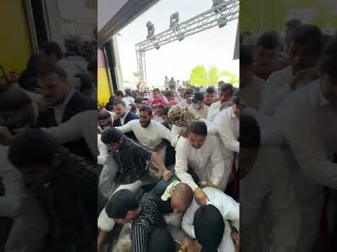 الافتتاح افتتاح محل القريات ازدحام