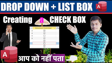 How to use Checkbox in ms Access Tutorial in Hindi | ms access me checkbox kaise banaye | Access