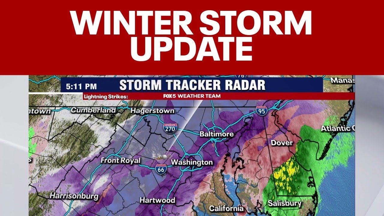 Winter Storm Update: Sleet Now Falling, cold to linger