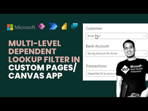 Filter Dependent Multi-Level Lookups/ Option Sets/ Combo Boxes in Canvas Power Apps or Custom Pages