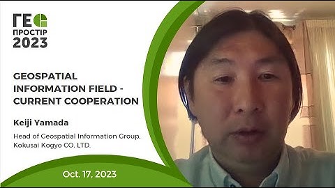 Geospace 2023 Keiji Yamada Geospatial Information Field - Current Cooperation