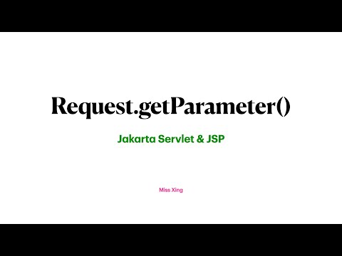 วีดีโอ: การใช้คำขอ getParameter ใน JSP คืออะไร