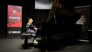 Maya age 7 playing at the West Australian Piano Competition (2nd place) 