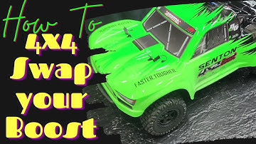 How To Upgrade Arrma Boost Senton from 4x2 to 4x4 Its So simple you will not believe it