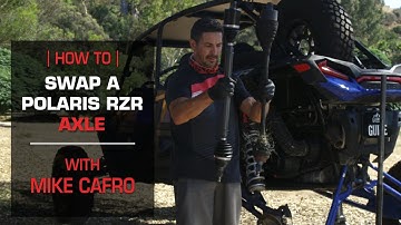 How to swap a Polaris RZR axle with Mike Cafro