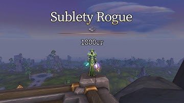 TWW Rogue Arena 3v3-Sinistuh