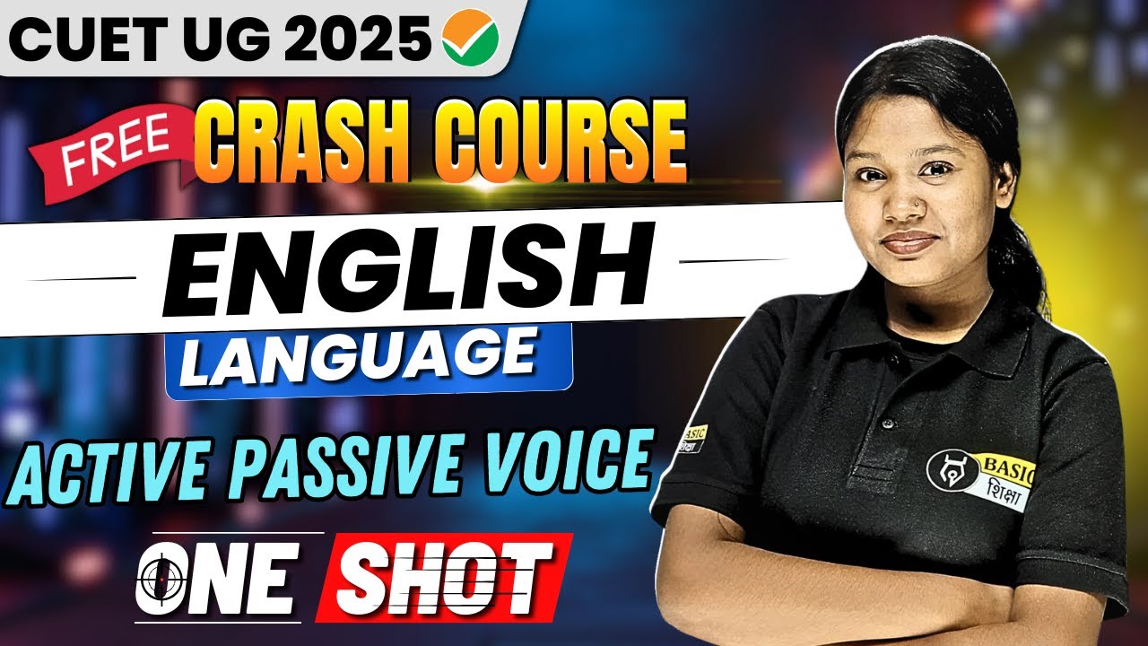 Active Passive Voice One Shot Revision |CUET English Language |CUET ...