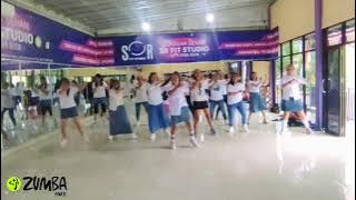DJ CINTA BAWA DUKA || Choreo by zin irra krisbiant || SR fit studio Somagede Banyumas
