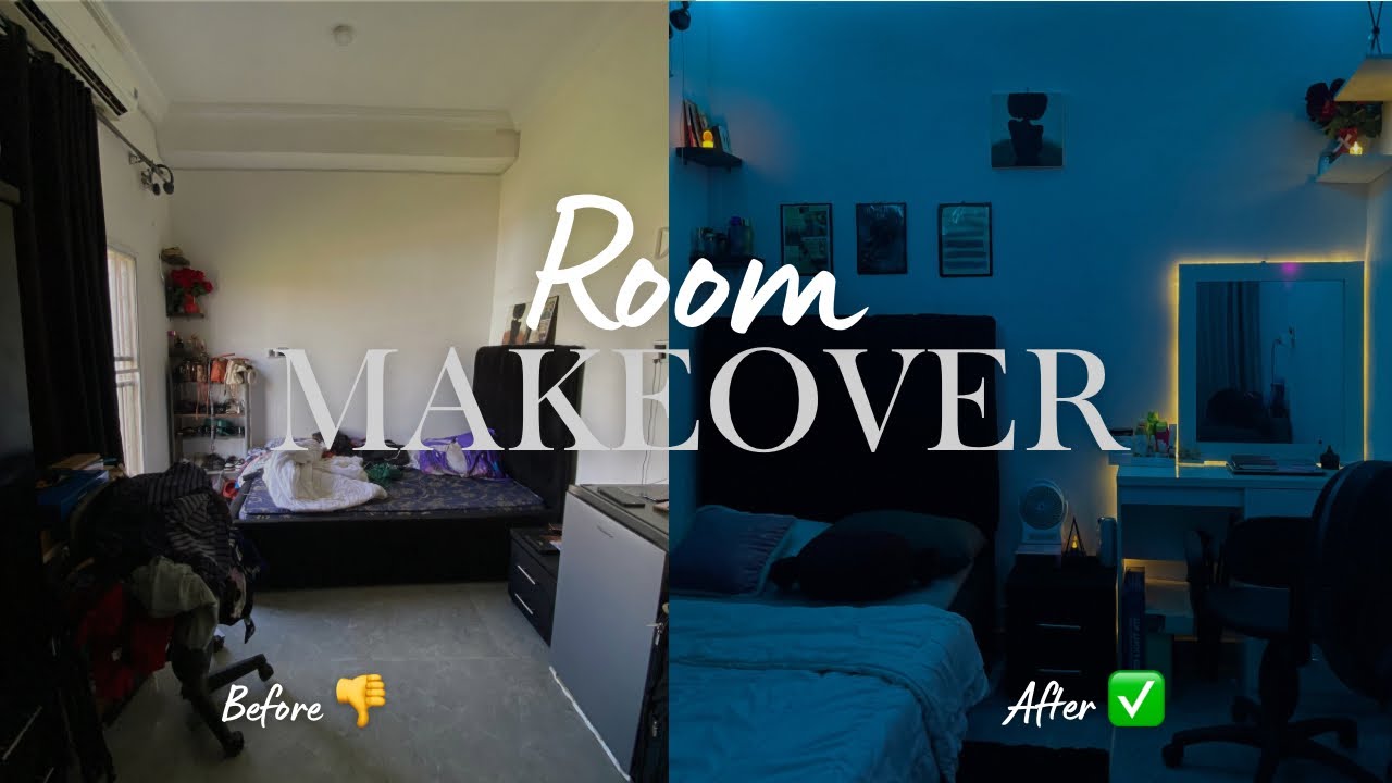 Extreme Bedroom makeover : I transformed My Entire Setup on a budget! | Got New vanity | DIYs