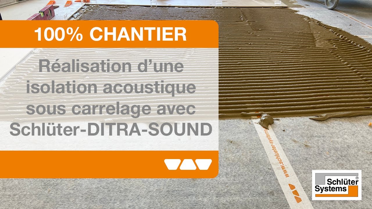 Comment réaliser une isolation phonique sous un carrelage ?