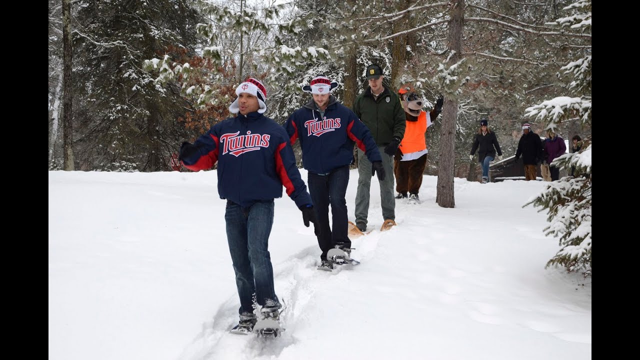 Minnesota Twins visit Lake Bemidji State Park