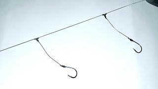 How to Create a Easy Bottom Fishing Rig | No More Tangled Rigs With This Knot ( t-knot tutorial )