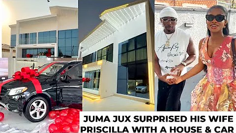 Priscilla ojo surprised by her husband Juma jux with a house & car (SHE CRIED)