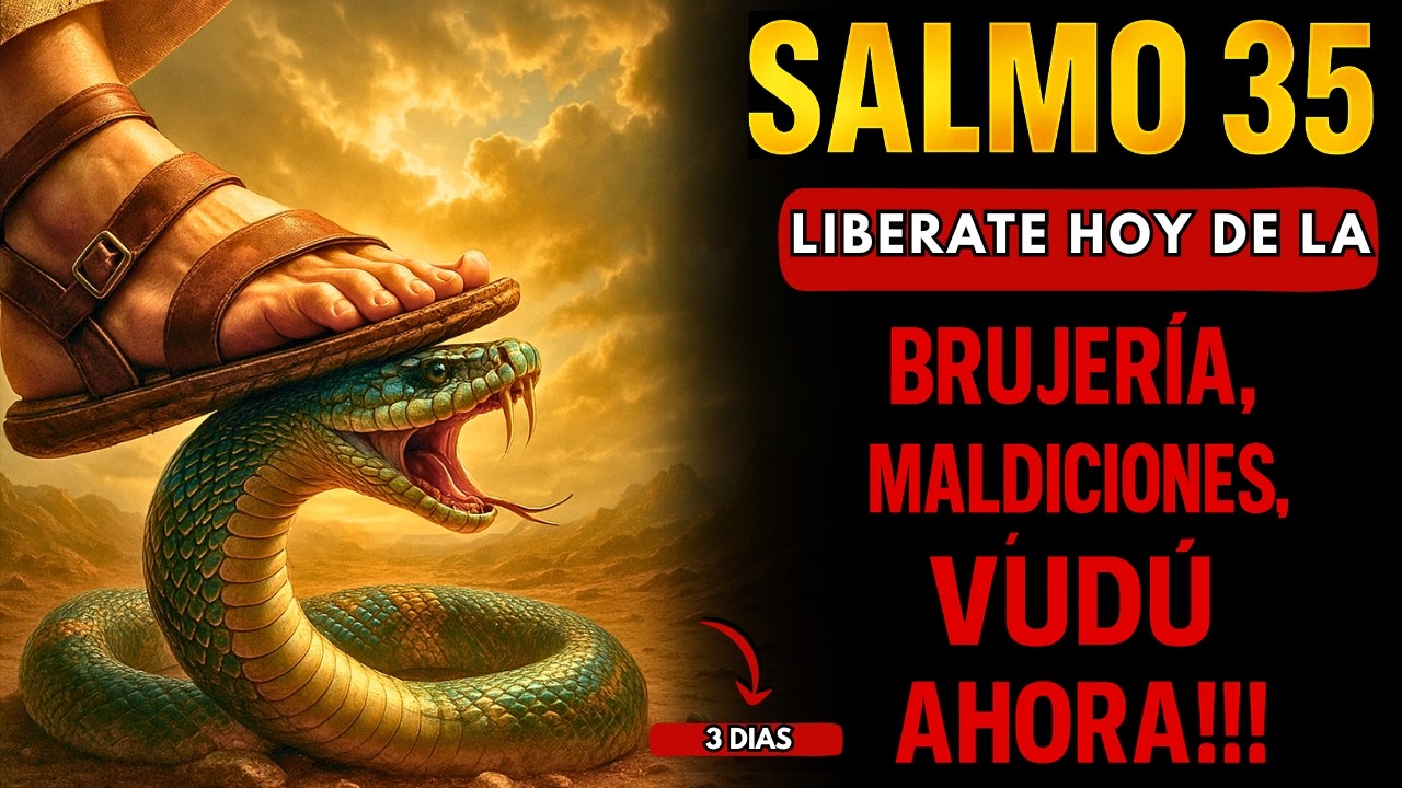 SALMO 35 - para DESTRUIR y DEVOLVER ¡MULTIPLICADO x7 BRUJERIA y ATAQUES mas FUERTE!