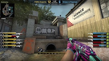 DTV ACE - arT vs Ninjas in Pyjamas - de_overpass @ IEM Katowice 2021 by demtovideo